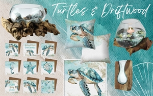 Turtles & Driftwood... the perfect combination!