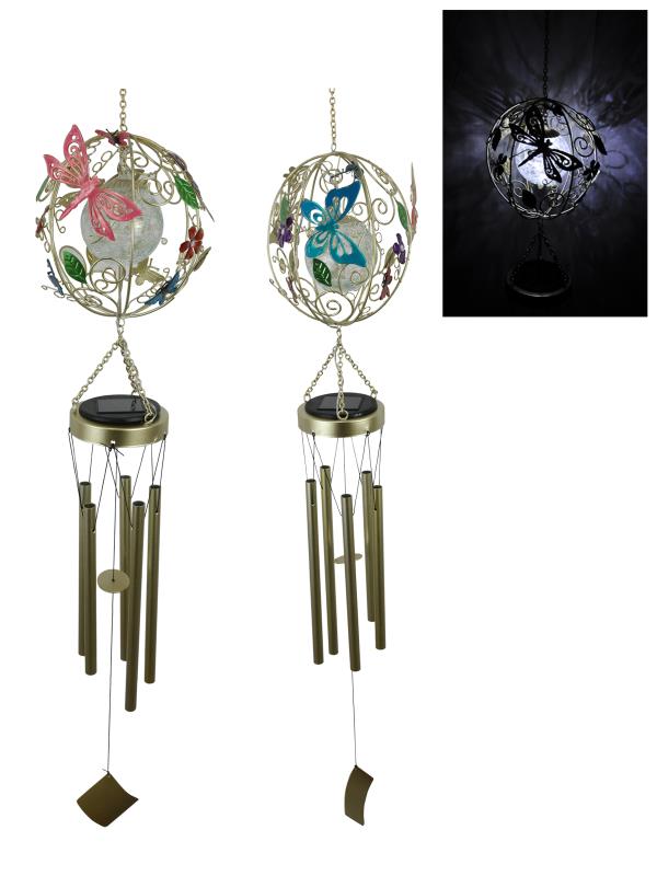 Butterfly & Dragonfly Ball with Solar Light 2 Asstd