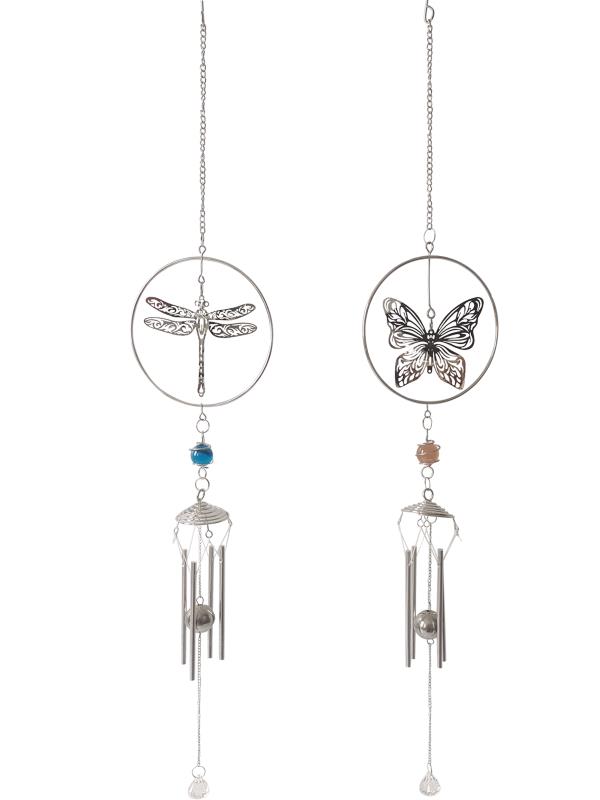 80cm Hanging Dragonfly in Ring Wind Chime