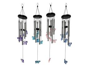 Acrylic Butterfly Wind Chime 4 Asstd